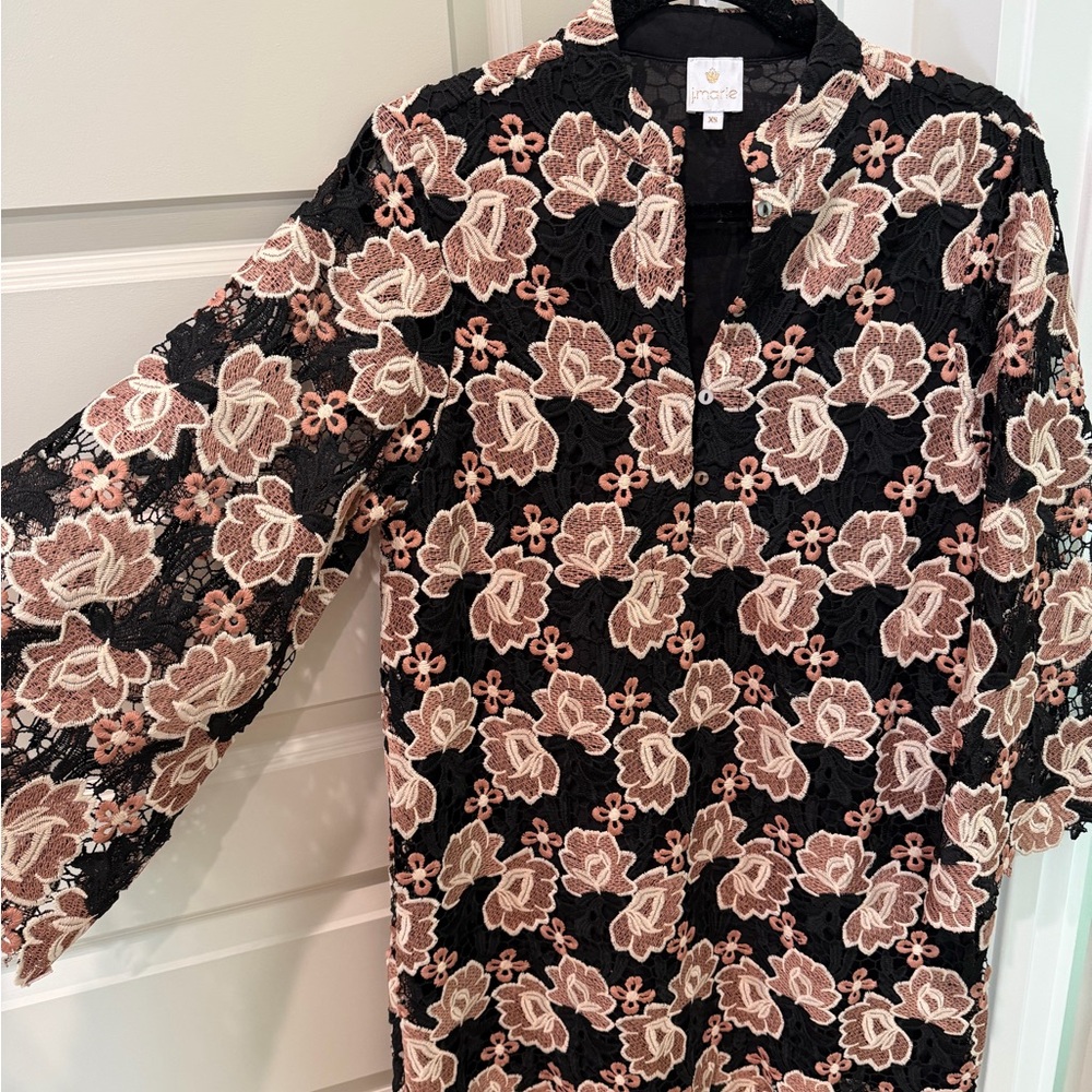 Floral Lace Mini Dress